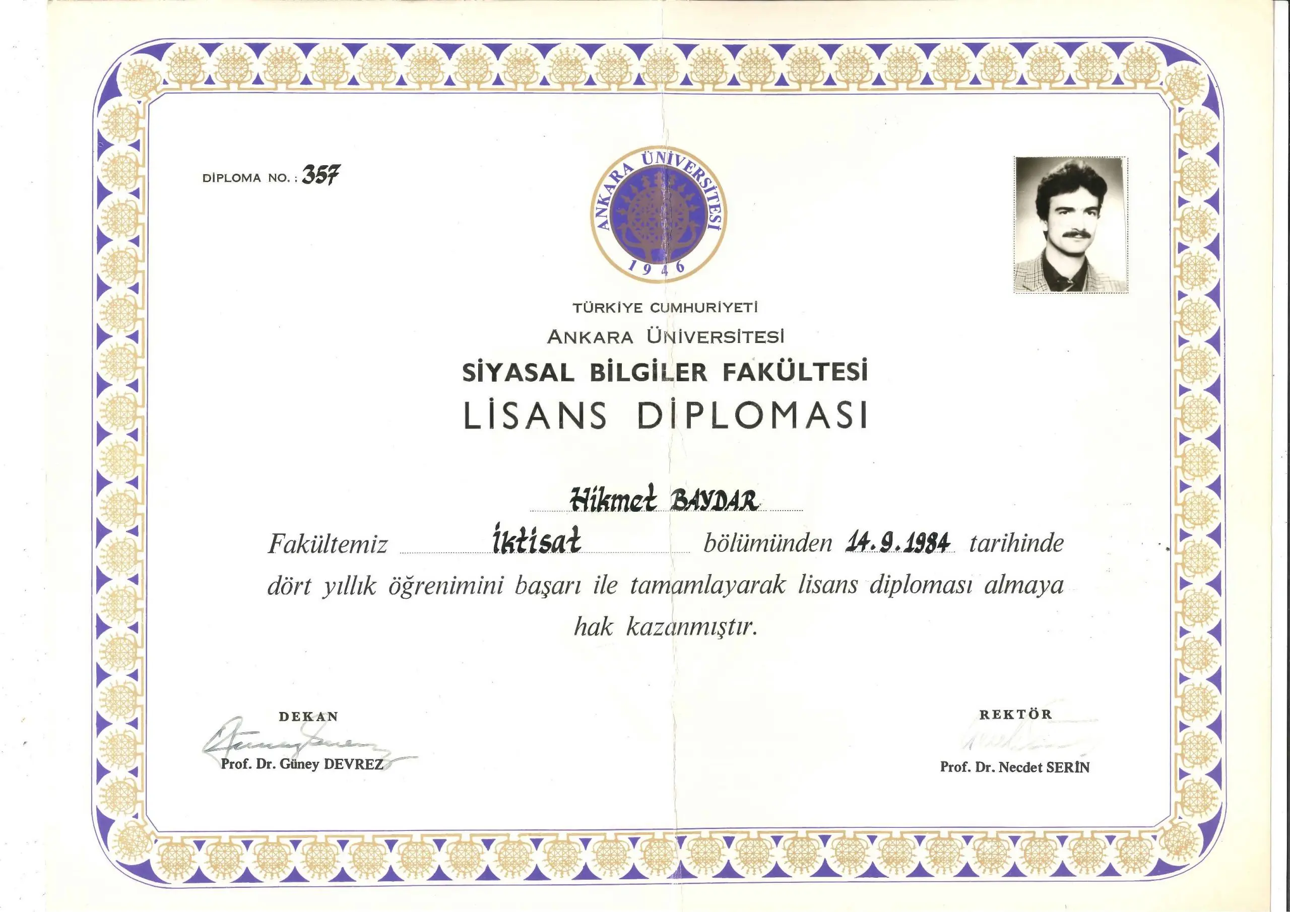 3. Göz Danışmanlık Belgeler ve Sertifikalar